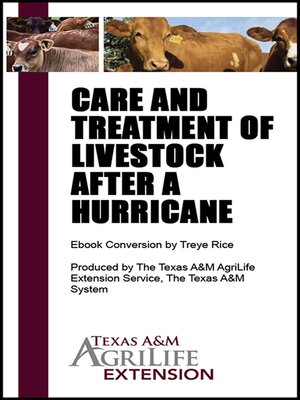 cover image of Care and Treatment of Livestock After a Hurricane